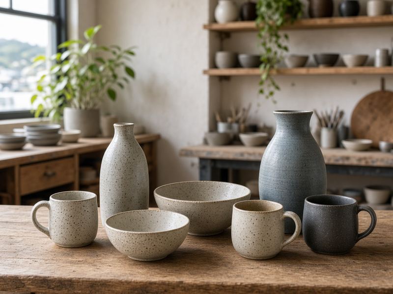 Retail pots at Frostwheel House